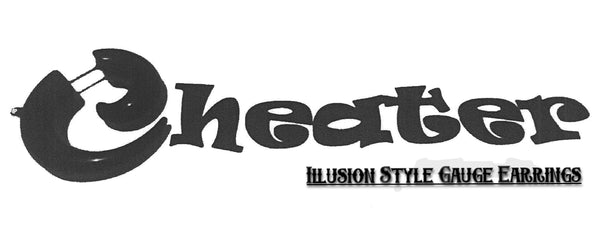 Cheater Illusion Style Gauge Earrings 